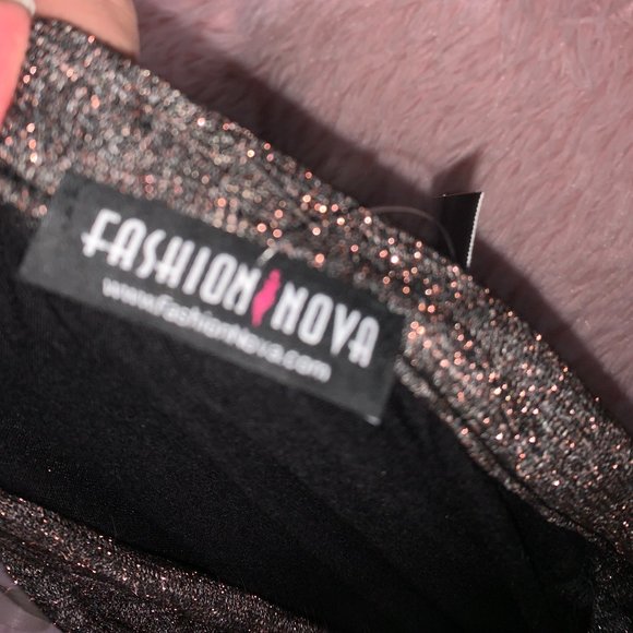 Fashion Nova Comfy Vibes Long Sleeve Dress - Rose Gold Sz: L - Picture 5 of 7